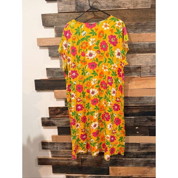 Gudrun Sjoden floral boho lagenlook dress size XXL - Picture 2 of 8